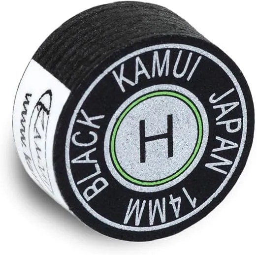 KAMUI Black Laminated Pool Billiard CUE TIP - 1 pc