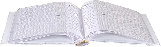 Malden International Designs 2 Up 4x6 Photo Album With Memo Writing Area Love Never Ends Watercolor Cover Book Bound White