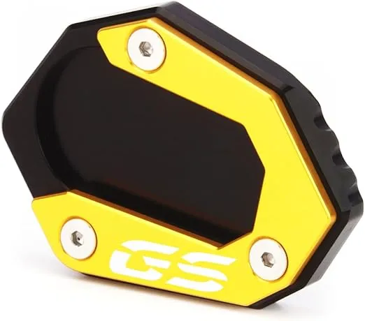 For BMW F850GS Adventure F750GS 2018-2022 Motocycle Accessories CNC Aluminium Kickstand Pad F 850GS 750GS 850 750 GS ADV F850GSA Foot Side Stand Enlarge Extension Pad (gold)