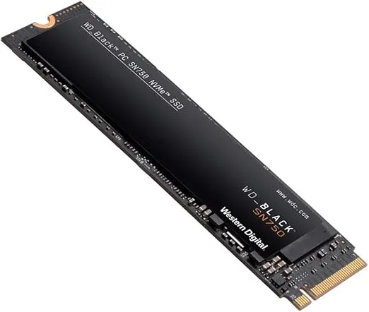 WD_BLACK 500GB SN750 NVMe Internal Gaming SSD Solid State Drive - Gen3 PCIe, M.2 2280, 3D NAND, Up to 3,430 MB/s - WDS500G3X0C