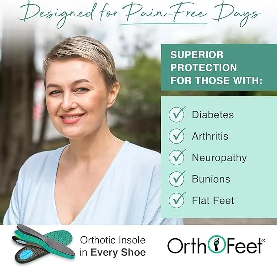 Orthofeet Women's Orthopedic Knit Iris Slip On Mule Sneakers
