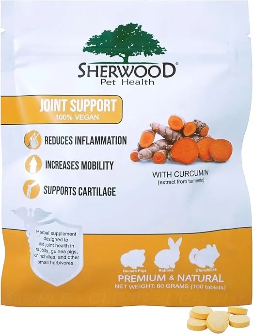 Vegan Joint Support by Sherwood Pet Health (100 Tablets - 50 Grams)