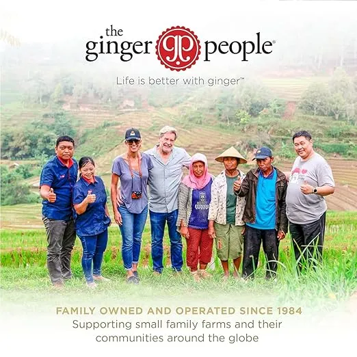 The Ginger People Spicy Apple Chewy Ginger Candy, Gluten Free, 3 Ounces (Pack Of 12)
