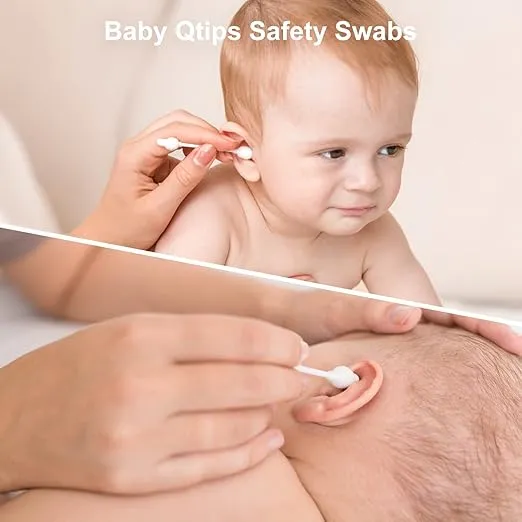 Baby Qtips Safety Swabs For Ears Safety Qtips Cotton Swabs For Kids