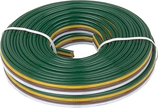 Hopkins Towing Solutions 49905 14 Gauge 4 Wire Bonded Wire Spool, 25 Feet