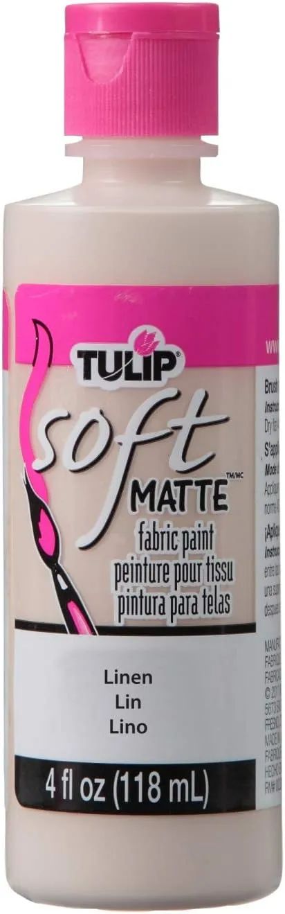 TULIP Soft Paint 26534 Sfp 4Oz Matte Linen, 4 Fl Oz (Pack of 1)