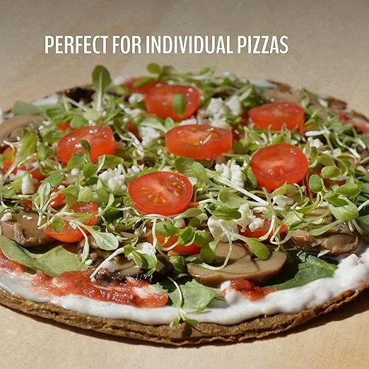 Pizza Crust Original (3 PACK) or 6 pizza. SHELF STABLE, Organic, Paleo, Gluten Free, Dairy Free, Soy Free, Nut Free and Vegan Pizza Crust