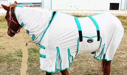 CHALLENGER Horse Mesh Summer FlySheet Spring Airflow Neck White 73140
