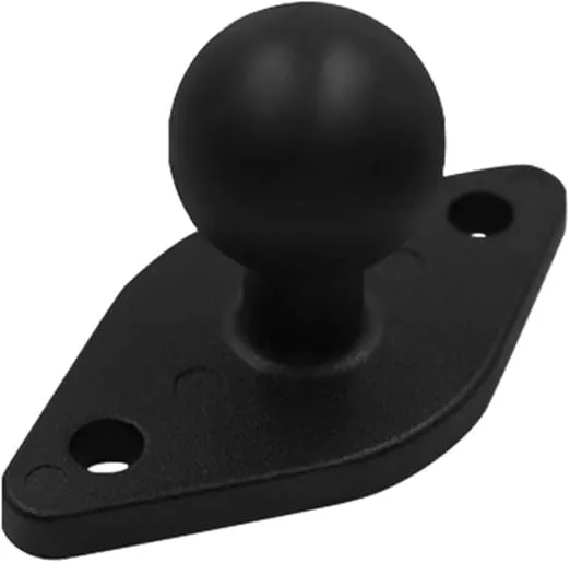 Strg 1'' Ball Mounts Base Adapter with AMPS Diamond Plate, Ball Base Mount Compatible with RAM and 1" Ball Systems from Arkon, iBolt and Tackform Enterprise Series