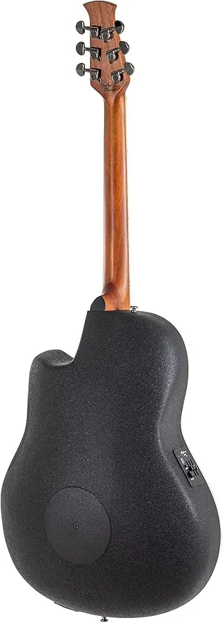 Applause Elite AE44-4S Electro Acoustic Guitar Medium Body Depth Cutaway Untinted, Right, Natural Satin