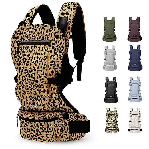 Colugo Baby Carrier - Baby Carrier Newborn to Toddler, Toddler Carrier, Adjustable, Lightweight, Breathable Carrier for Newborn to 33 Pounds (Wild Child)