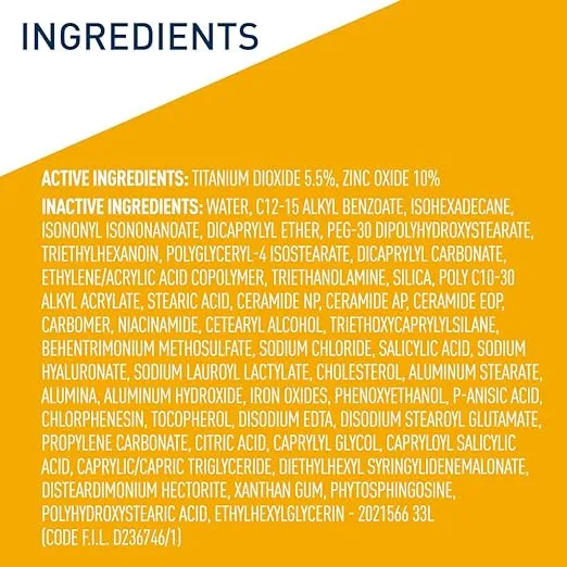 CeraVe Hydrating Mineral Sunscreen SPF 30 with Sheer Tint | Tinted Mineral Sunscreen with Zinc Oxide & Titanium Dioxide | Blends Seamlessly For Healthy Glow | Medium, 1.7 Fluid Ounce