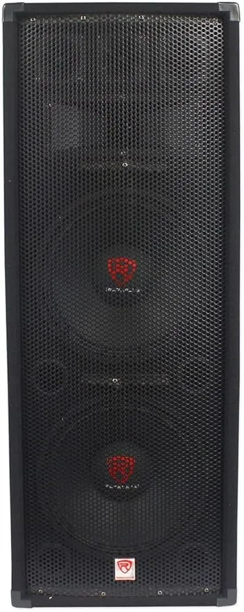 Rockville Dual 12” 2000 Watt 3-Way 8-Ohm Passive DJ/Pro Audio PA Speaker (RSG12.2)