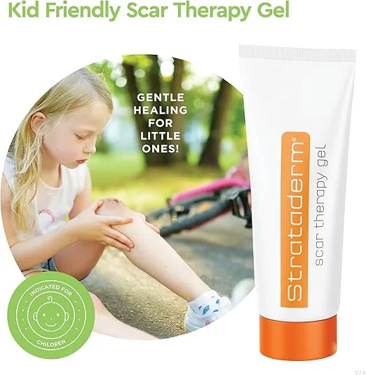 Strataderm Professional Scar Therapy Gel | Old and New Scars from General Surgery, Trauma, Wounds, Burns, Bites, Acne & Skin Disease | Reduces Redness, Discoloration, Discomfort & Itch | 5g (0.17oz)
