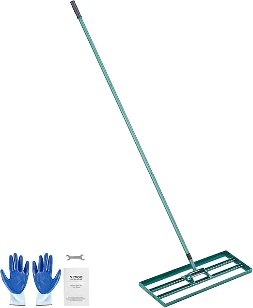 Lawn Leveling Rake, 30"x10" Level Lawn Tool, Heavy-Duty Lawn Leveler with 78" Steel Extended Handle, Yard Leveling Rake Suit for Garden, Golf Lawn, Farm