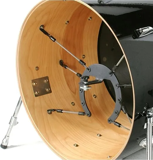 Kelly SHU Pro Kick Drum Microphone Shock Mount System, Black