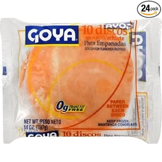 Goya Discos Pastry Dough, 14 Ounce (Pack of 24)