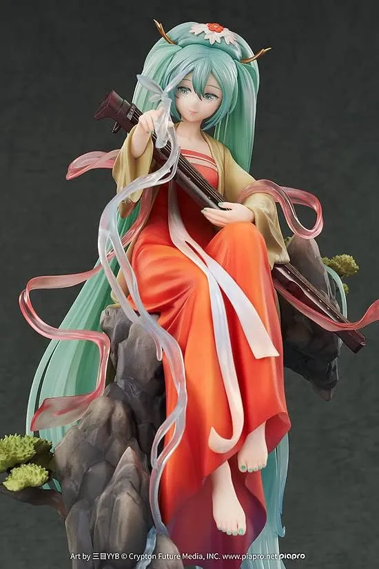 Good Smile Character Vocal Series 01: Hatsune Miku (Gao Shan Liu Shui Ver.) 1:7 Scale PVC Figure,Multicolor