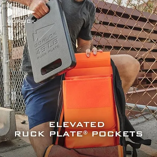 GORUCK Rucker 4.0 20L Black - Purpose Built Rucking Backpack, Military Weight Training Rucksack w/Ruck Plate Pocket and Extra Padded Straps