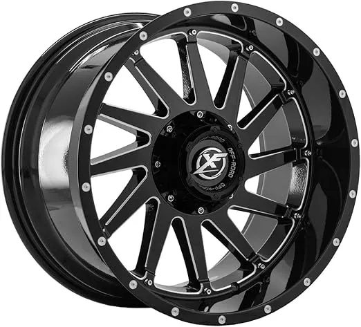 XF-216 Gloss Black Wheels (20x10" 5x139.7 5x150 -24 110.3)