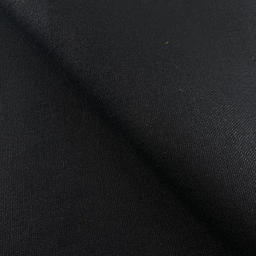 10 oz Cotton Duck Canvas Fabric 58/60" Wide 100% Cotton (Black)