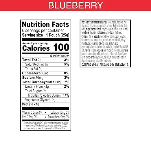 Kellogg's Special K, Pastry Crisps, Blueberry, 5.28oz (8 Count)