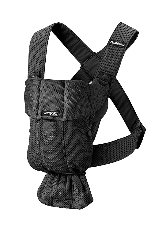 BabyBjörn Baby Carrier Mini, 3D Mesh, Black