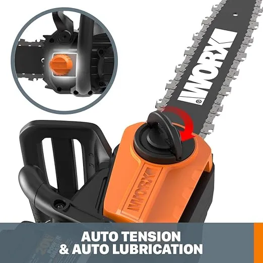 WORX 40V 14" Cordless Chainsaw Power Share with Auto-Tension (Tool Only) - WG384.9