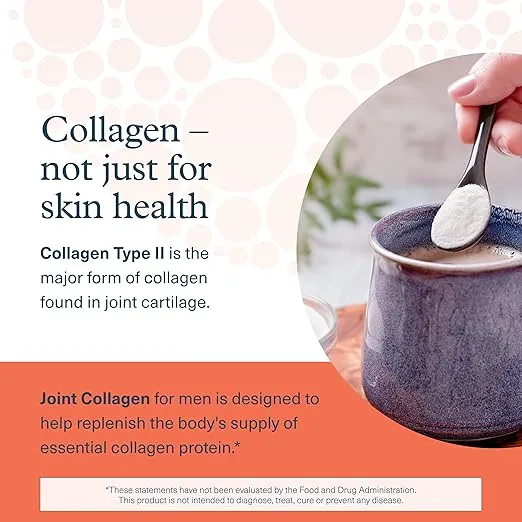 Youtheory Joint Collagen Advanced - Type 2 Collagen Supplement - Joint Support & Health - with Boswellia Extract, Turmeric & Quercetin - 120 Tablets