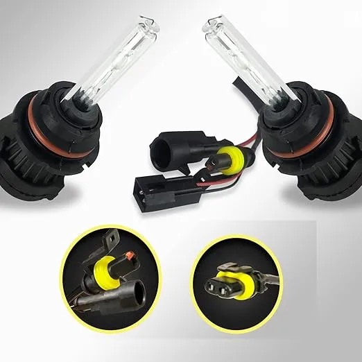 HID Xenon 9004 9007 6000K Bi Xenon HI/LO HID Replacement Bulbs (1 Pair) Diamond White