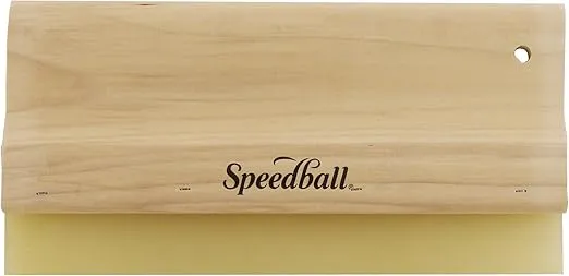 Speedball Urethane Squeegee, 12-Inch for Silk Screen Printing Graphics on Paper, Cardboard, and Wood