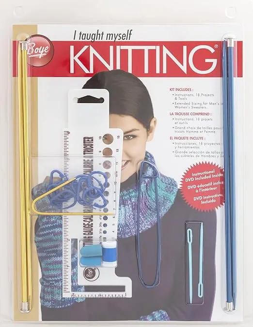 Boye Beginners Teach Yourself Knitting Set