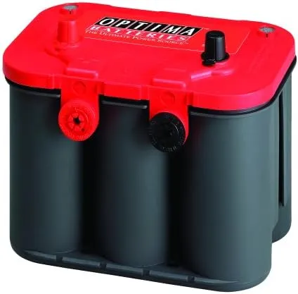 OPTIMA Batteries High Performance 34/78 RedTop Sealed AGM Car, Truck, and SUV Starting Battery, 800 CCA, Dual SAE and GM Terminals, Maintenance Free, Versitile Mounting