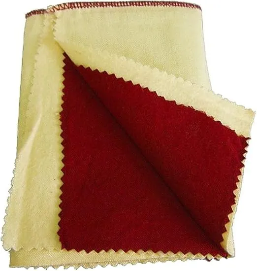 Treasure Gurus Jewelry Cleaning Polishing Cloth and Buffing Cloth in One