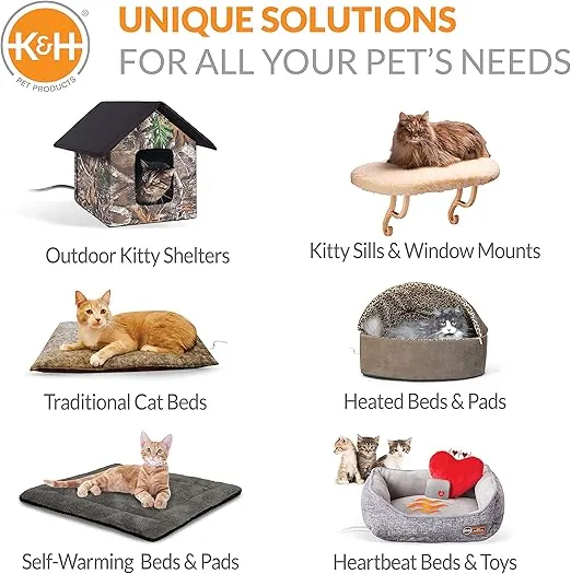K&H Pet Products, Creative Solutions Cat Window Lounger Double, 1 Count