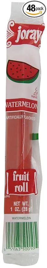 Joray Fruit Roll, Watermelon, 1-Ounce Units (Pack of 48)