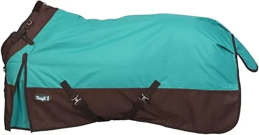 Tough1 1200D Turnout Blanket with Snuggit (300 fill) Turquoise 69"