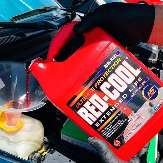 HS Red-Cool Extended Life Coolant Anti-Rust Multi-Vehicle Ready-to-Use 1 Gallon.
