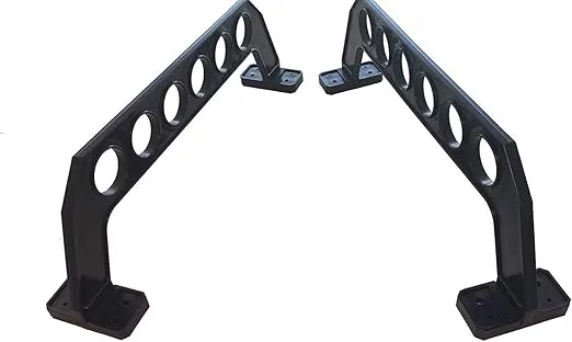 Cobra Storage Garage Door Storage Rack - Garage Storage System, 21" Black ABS Plastic Fishing Rod Holder - Ultimate Garage Organization for Fishing Gear and Equipment, Saltwater Fishing Gear…