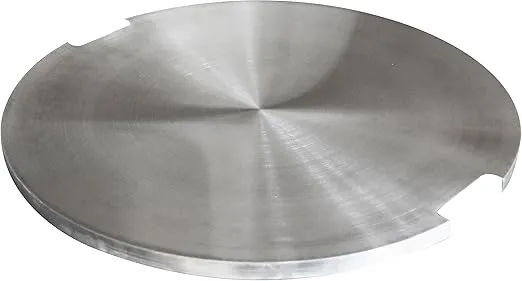 All Fire Table Pit Wind Screens and Stainless Steel Buner Lid from ELEMENTI | ELEMENTI Plus and MODENO (Burner Lid, Round 19.3" SS Lid - 119D)