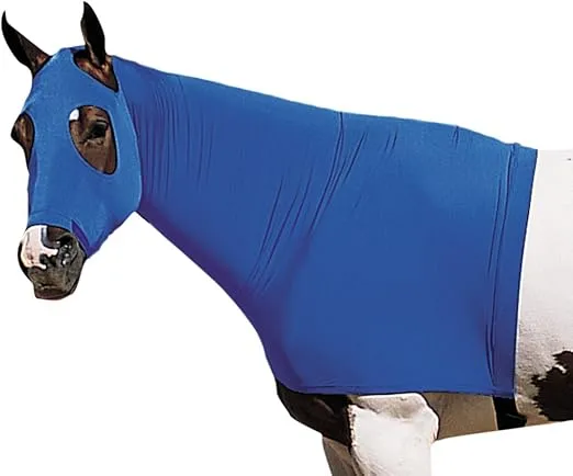 Weaver Leather EquiSkinz Hood Blue, Large