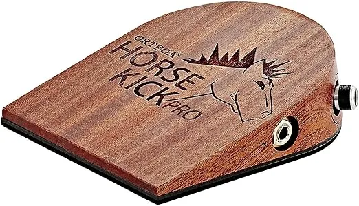 Ortega Guitars Digital Singer-Songwriter Percussion Stomp Box with 5 Samples (HORSE KICK PRO)