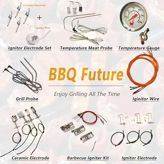 BBQ Future Electronic Ignition Button, Grill Replacement Igniter Switch Module for Char-Broil Surefire Ignition Systems (Ignition Button)