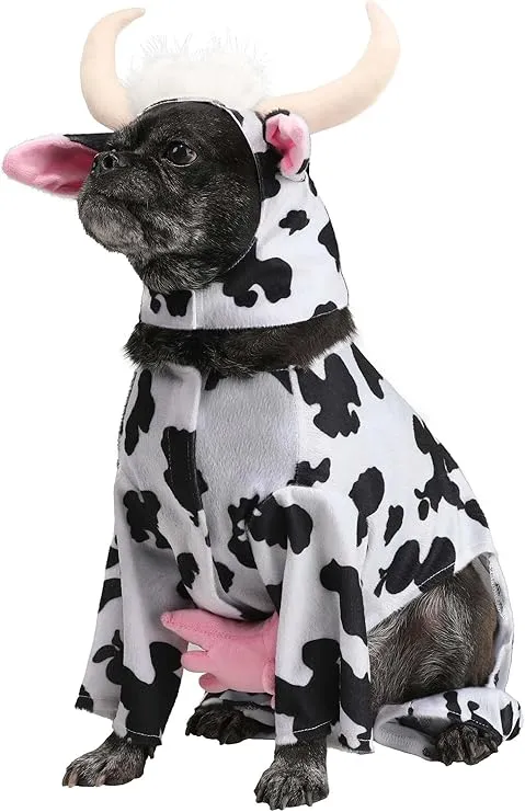Cow Dog Costume S