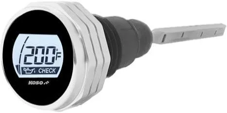Koso North America BA053011 Oil Dipstick - Silver Face