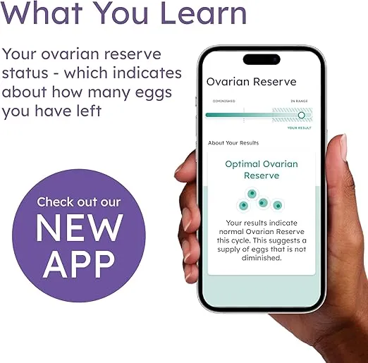 Proov Reserve | Ovarian Reserve FSH Test for at Home| Non-invasive Testing | Results in 10 Minutes | 6 Urine FSH Tests