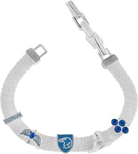 Alex and Ani AS840124SS:Harry Potter, RavenClaw Mesh Adjustable Bracelet, SS