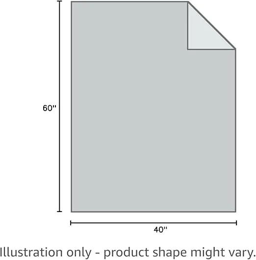 PetAmi Waterproof Dog Blanket, Leakproof Puppy Blanket for Medium Large Dogs, Furniture Sofa Couch Cover Protector, Fleece Pet Throw for Indoor Cat Kitten, Reversible Washable Soft Plush, 40x60 Gray