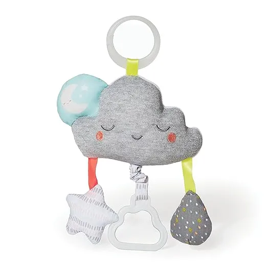 Skip Hop Baby Stroller Toy, Silver Lining Cloud Jitter, Cloud