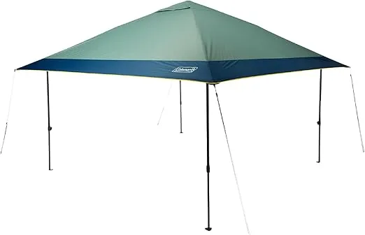 Coleman Oasis Instant Pop-Up Canopy Tent with Side Wall Attachment, 10x10ft/13x13ft Portable Shelter with One-Push Setup & Takedown, Robust Frame with Wheeled Carry Bag